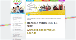 Desktop Screenshot of cfa61.fr